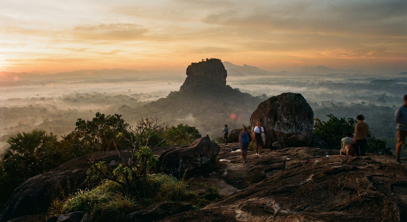 Exteriér hotela Tangerine Beach na Srí Lanke s bazénom a palmami pri pláži